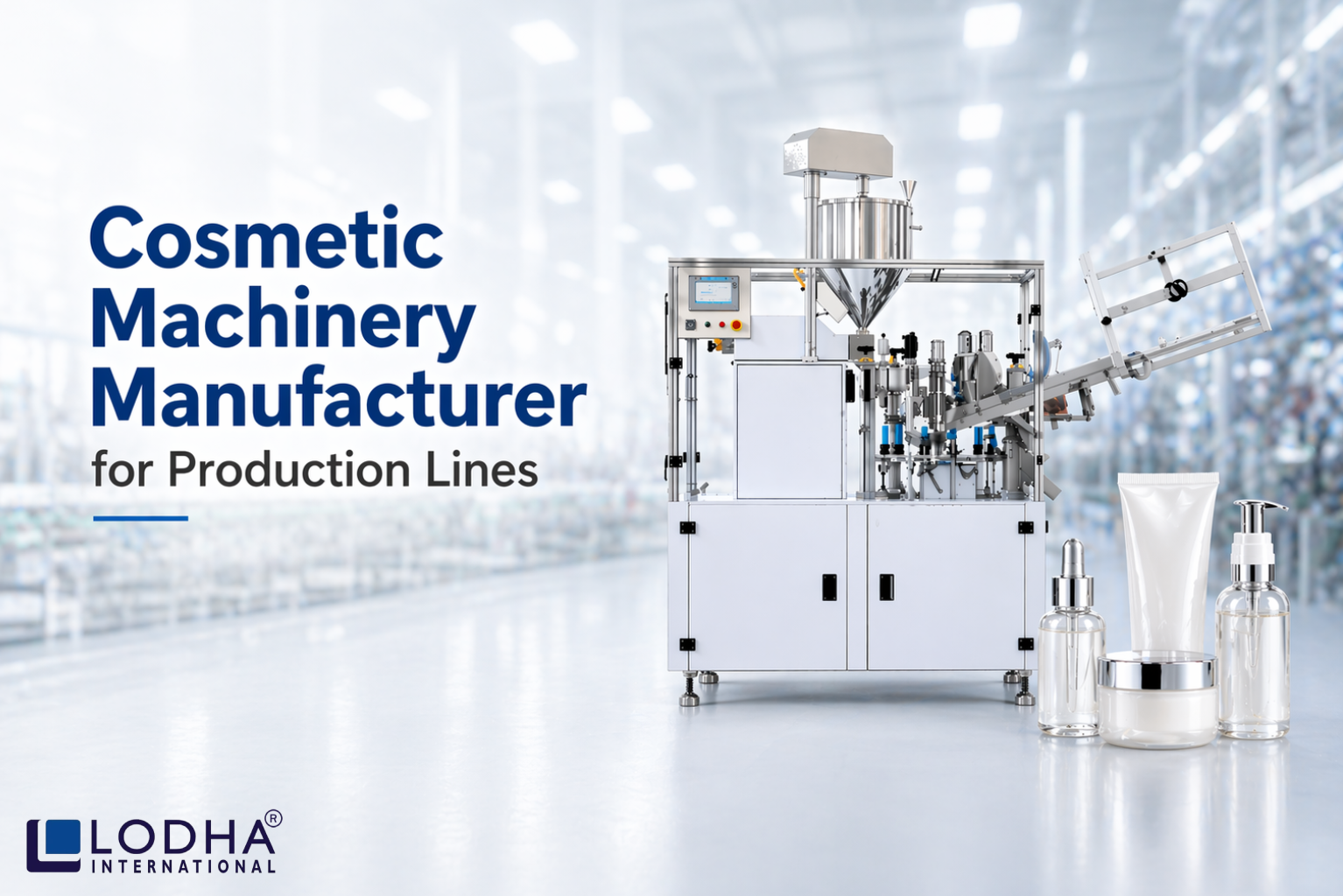 Cosmetic Machinery Manufacturer for Production Lines
